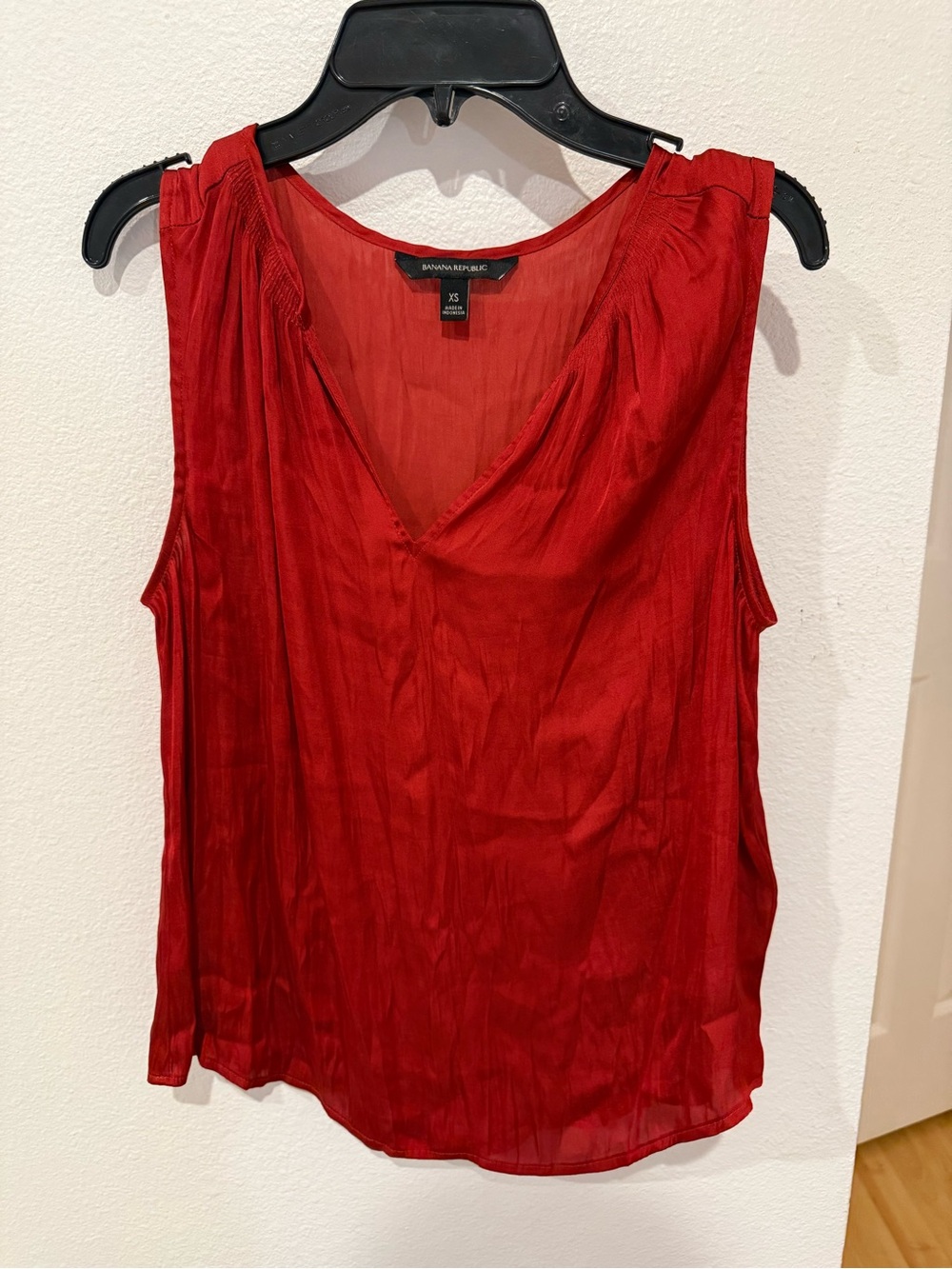Red tank top